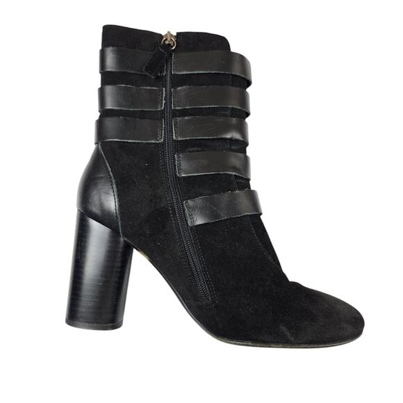 MNG Mango Boots Size 38 Black Bootie Military - Picture 5 of 10